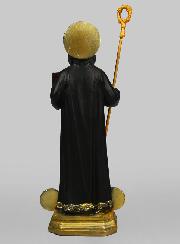Statue Saint Benoît et Médaille - 20cm