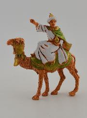 Santons Rois Mages sur Chameau - 6 cm