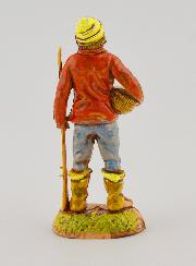 Santon Pêcheur et sa Pêche - 6 cm