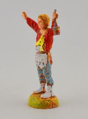 Santon Berger à la Lanterne - 6 cm