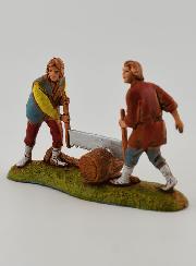 Santons Bûcherons - 6 cm
