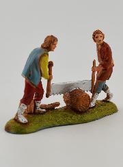 Santons Bûcherons - 6 cm