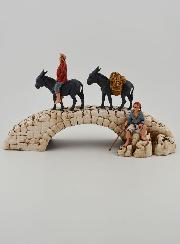 Santon Ânes sur Pont - Hauteur 6 cm