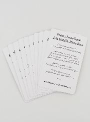Lot de 10 Cartes de Prière Vitrail - Miraculeuse