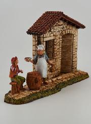Santon Taverne, Tavernier et Client