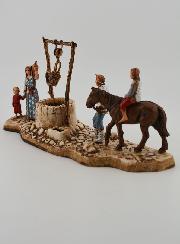 Santon Scène du Puits - 6 cm