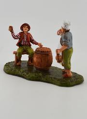 Santon Aubergiste et Client