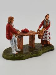 Santon Primeur et Cliente