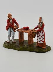 Santon Primeur et Cliente