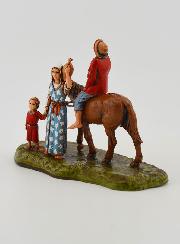 Santon Homme à Cheval & Famille - 6 cm