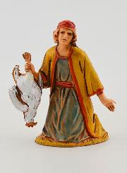 Santon Homme au Poulet - 6 cm
