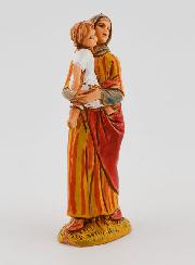 Santon Femme Portant son Enfant - 6 cm