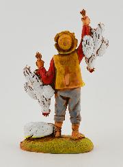 Santon Vendeur de Poulets - 6 cm