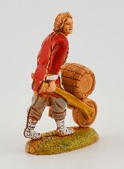 Santon Tonnelier et son Chariot - 6 cm