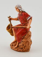 Santon Pêcheur à l'Épuisette - 6 cm