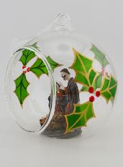 Boule de Noël en Verre 10cm - Nativité