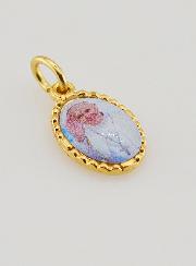 Médaille Bord Torsadé 15mm - Pape François