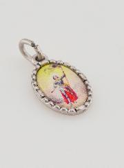 Médaille Bord Torsadé 15mm - Sainte Jeanne d'Arc