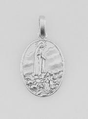 Médaille Notre Dame de Fatima en Argent - 15mm