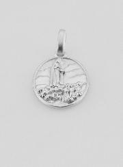 Médaille Notre Dame de Fatima en Argent - 15mm