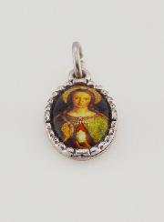 Médaille Bord Torsadé 15mm - Sainte Marie Madeleine