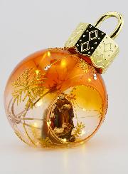 Boule de Noël Lumineuse Nativité - 12cm