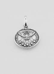 Médaille Saint Esprit en Argent 925 Plaqué - 12mm
