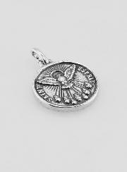 Médaille Saint Esprit en Argent 925 Plaqué - 15mm