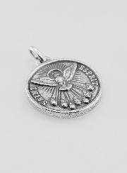 Médaille Saint Esprit en Argent 925 Plaqué - 18mm