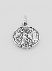 Médaille Saint Michel en Argent 925 Plaqué - 12mm