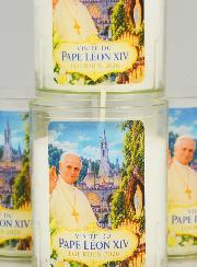 4 Bougies Veilleuses Pape Léon XIV à Lourdes