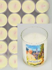 10 Bougies Veilleuse Pape Léon XIV à Lourdes