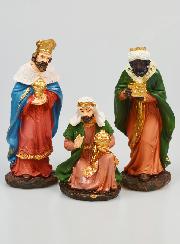 Crèche de Noël Santons 3 Rois Mages - 20cm