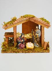Crèche de Noël Nativité Scène 3 Santons - 20cm