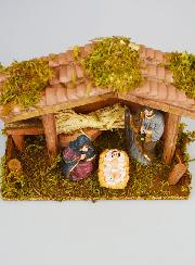Crèche de Noël Nativité Scène 3 Santons - 20cm