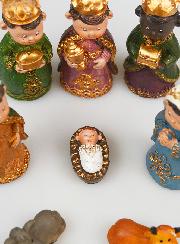 Crèche de Noël 8 Santons - 8cm
