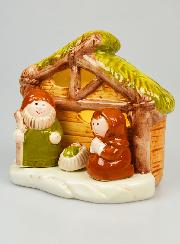 Crèche de Noël Lumineuse Dolomite - 14cm
