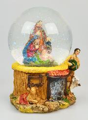 Boule de Noël en Verre 12cm - Nativité