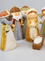 Crèche de Noël 8 Santons - 12cm