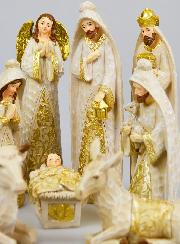 Crèche de Noël  10 Santons - 20cm