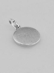 Médaille Sacré Coeur en Argent 925 Plaqué - 12mm