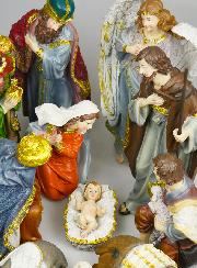 Crèche de Noël 11 Santons - 30cm