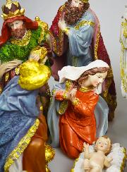 Crèche de Noël 11 Santons - 30cm