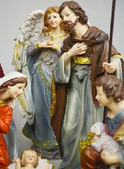 Crèche de Noël 11 Santons - 30cm