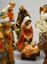Crèche de Noël 11 Santons - 15cm