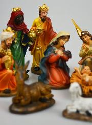 Crèche de Noël 11 Santons Traditionnels - 12cm