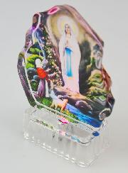 Statue Notre Dame de Lourdes en Verre