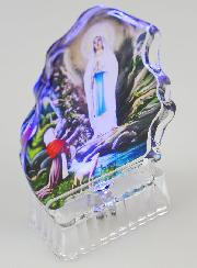 Statue Notre Dame de Lourdes en Verre