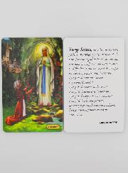 Carte de prière Notre Dame de Lourdes
