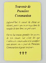 Carte Première Communion Communiant
